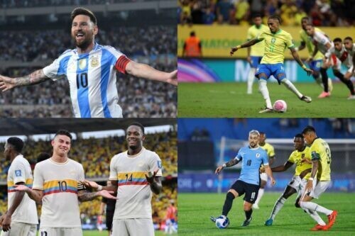 W杯南米予選第10節が各地で開催された [写真]=Getty Images