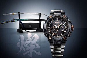 「G-SHOCK」最上位シリーズ「MR-G」に日本刀モチーフの新モデル、限定800本