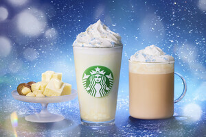 スタバのフラペチーノ新作は初雪をイメージ! マカダミア ホワイトスノー チョコレート