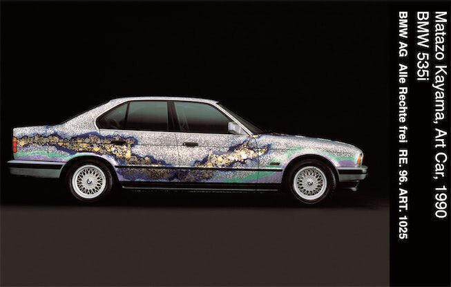 BMWの車両にアートを施した「BMWアート・カー」を一般公開｜デザインは日本画家の加山又造氏