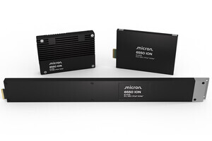 Micron、E3.Sフォームファクタで60TBの大容量を実現するSSD「Micron ION 6550」発表