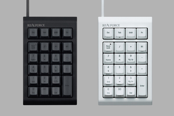 REALFORCE、カスタム性を高めた静電容量無接点スイッチ搭載テンキー | マイナビニュース