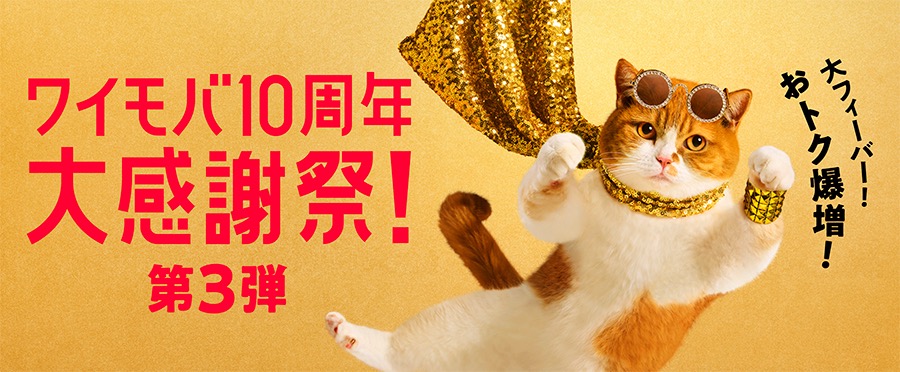 ワイモバ10周年大感謝祭 第3弾
