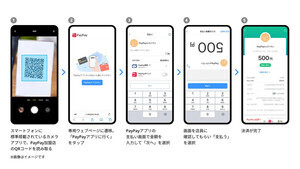 PayPay、スマホカメラで決済QRコードの読み取りが可能に! 待受画面からスムーズに決済