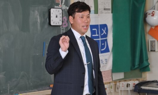 オリックス・福永奨「夢先生」として小学生たちに授業　「僕もまた頑張ろ…