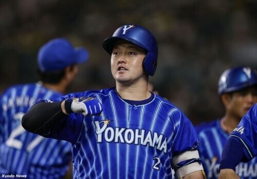 DeNA・牧秀悟 (C) Kyodo News