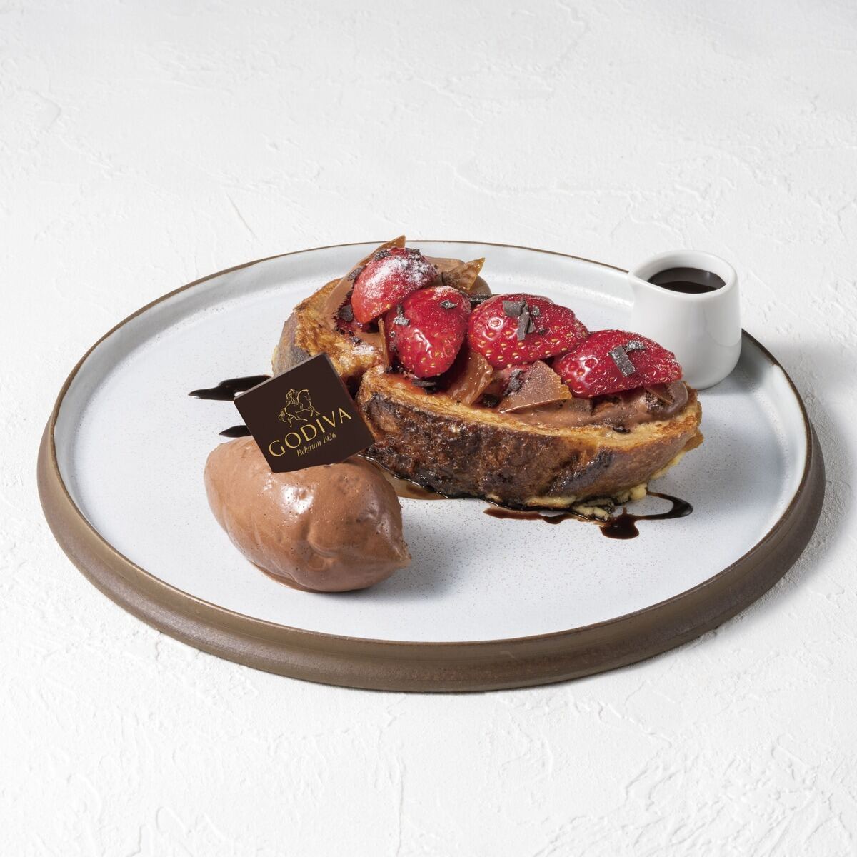 GODIVA café「フレンチトースト ストロベリー」