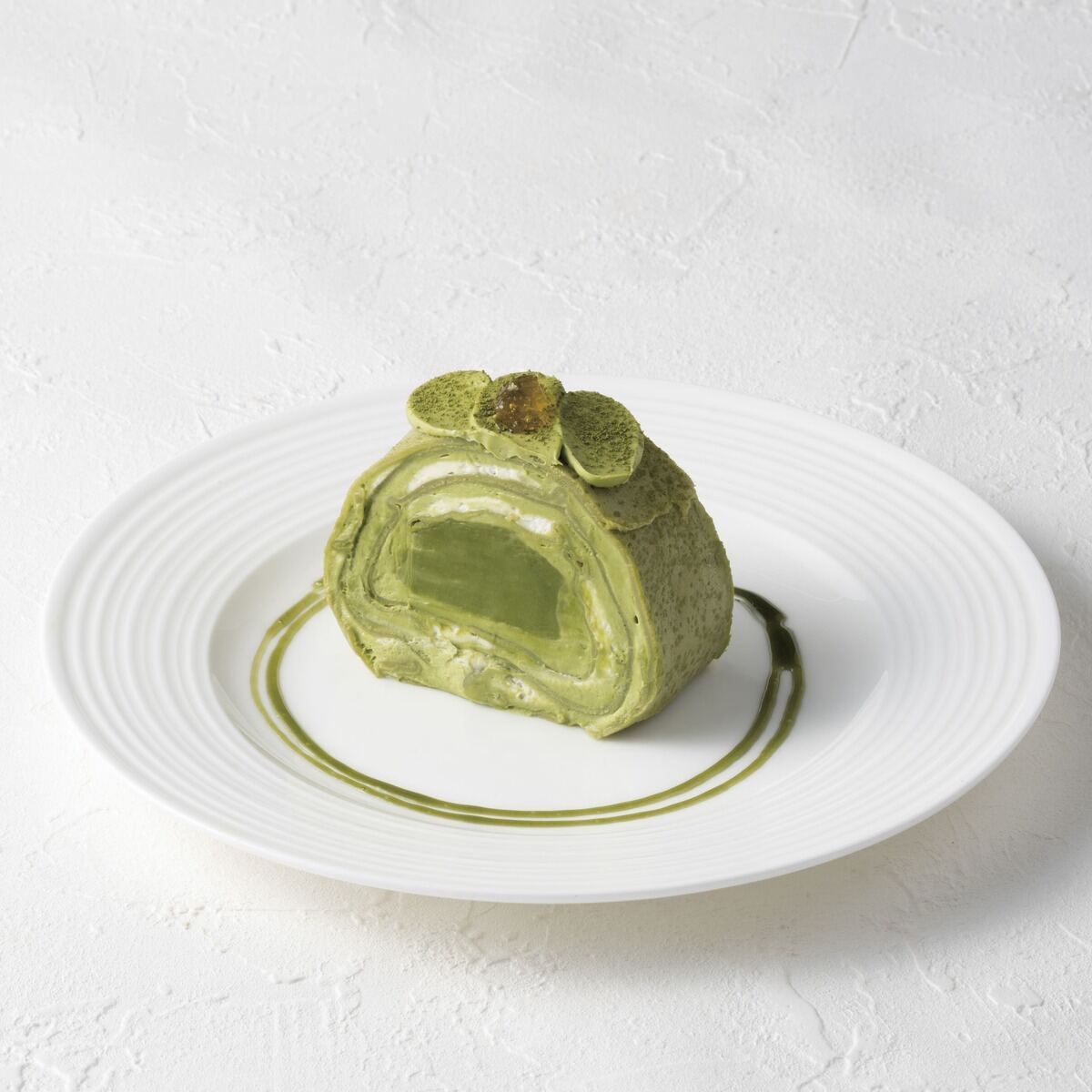 GODIVA café「クレープロール 抹茶と柚子」