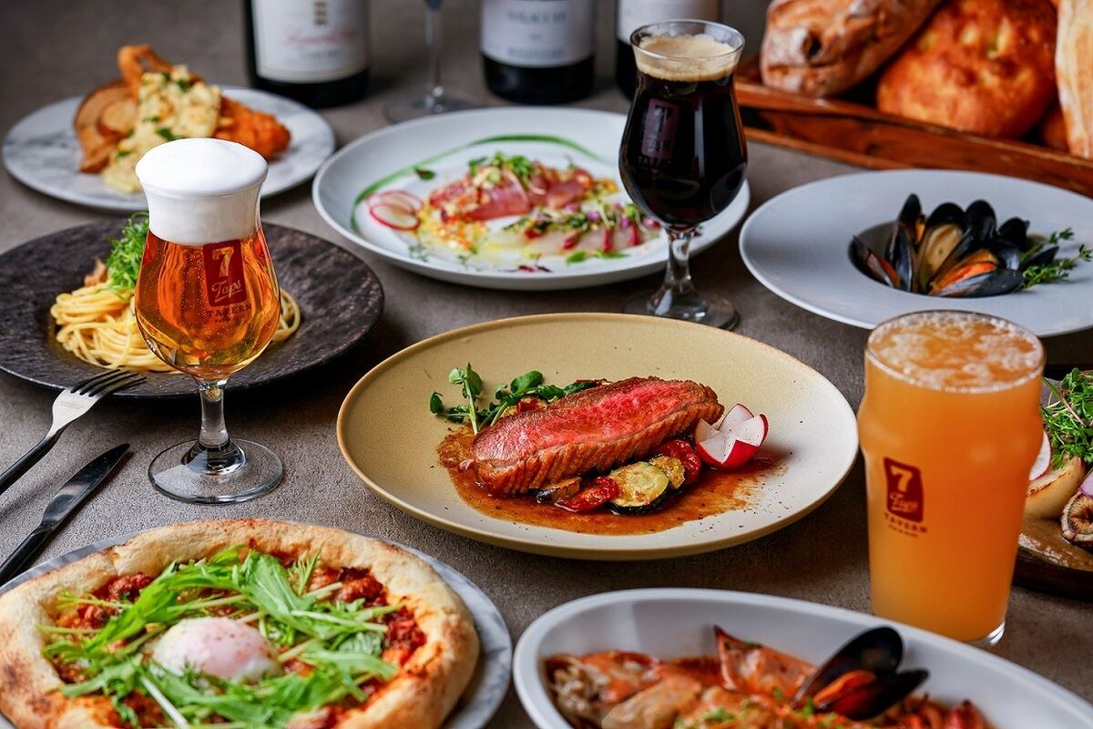 Pub & Grill 7 TAPS TAVERN メニュー一例