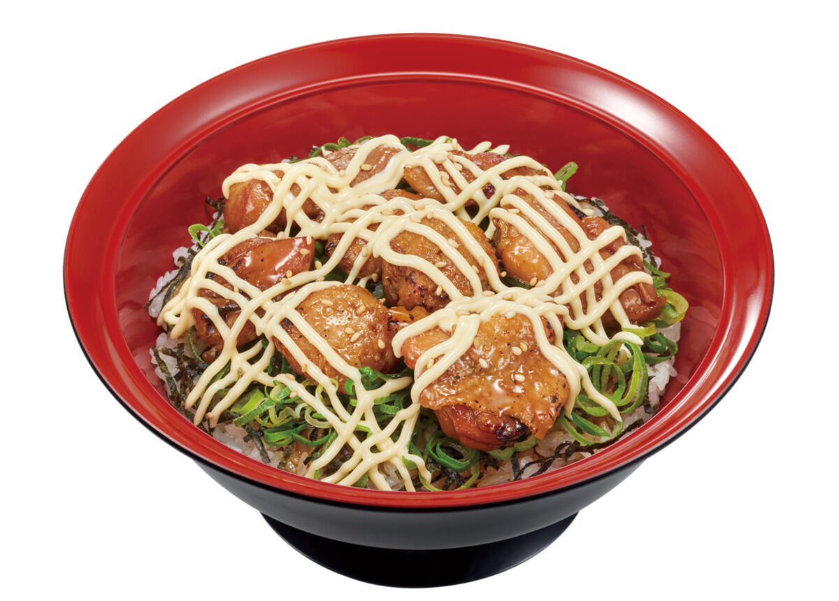 すき家「ねぎマヨ炭火やきとり丼」
