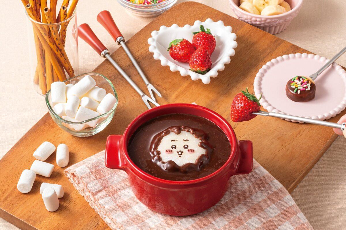 「ちいかわの雪見チョコ沼フォンデュ」