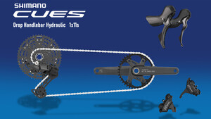 SHIMANO CUES、ラインアップにドロップハンドル仕様が追加