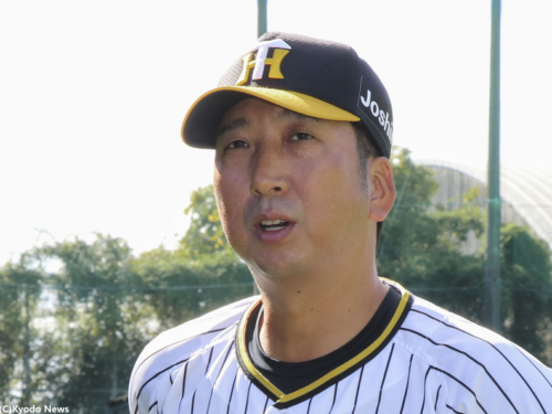 阪神・藤川球児 (C)Kyodo News