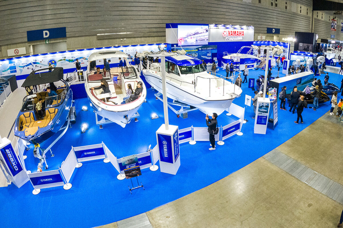 ヤマハ発動機、昨年のボートショー会場(パシフィコ横浜会場)