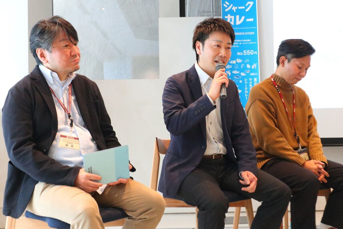 生徒たちへの想いを語る菊池氏