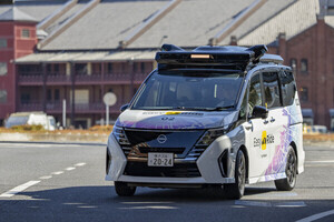 日産の無人自動運転車が市街地走行