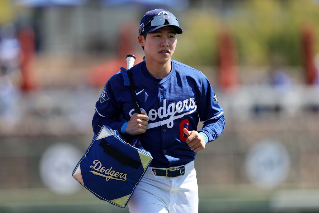 マイナーへ降格したドジャース・金慧成（写真＝GettyImages）