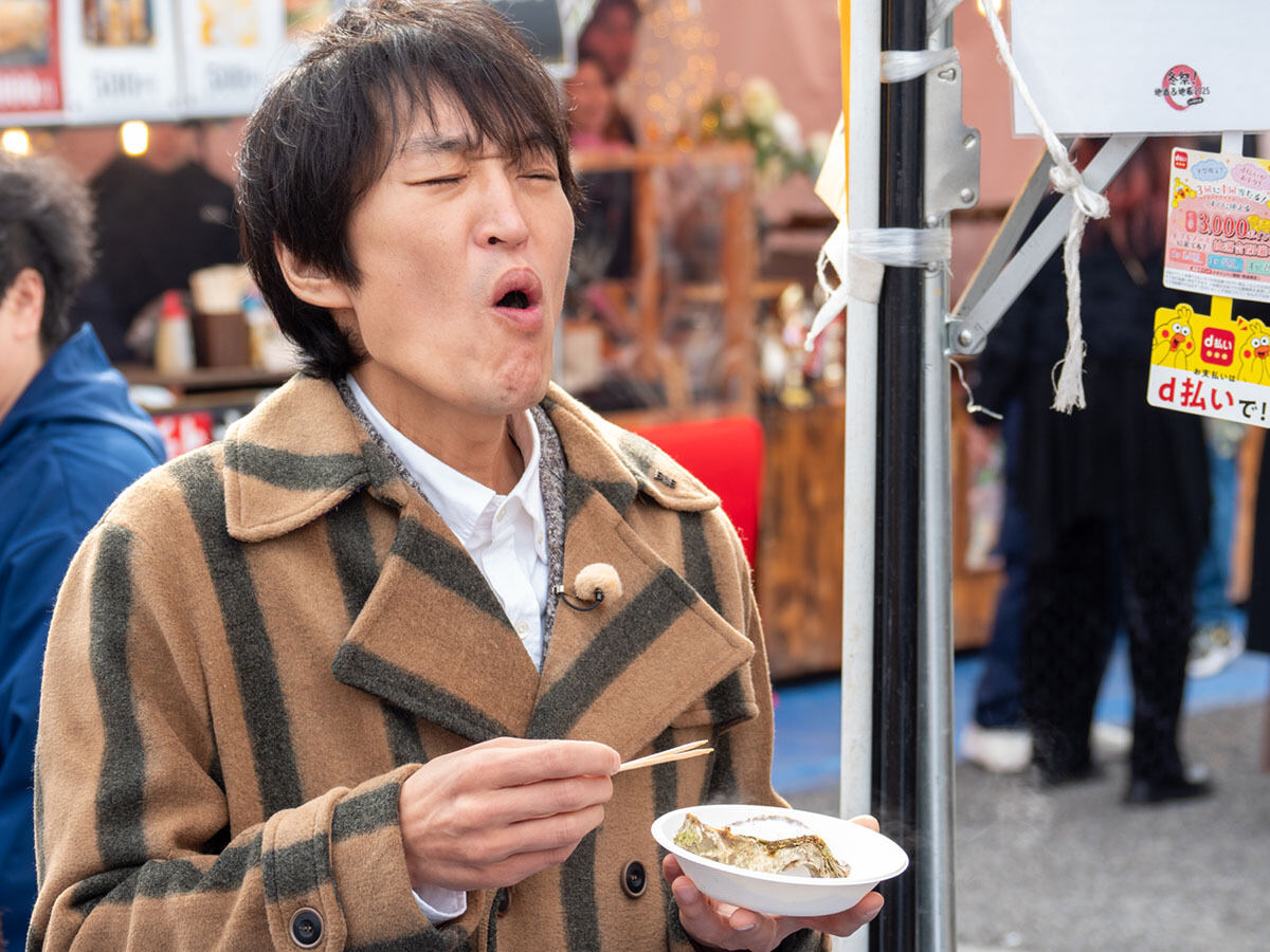 能登の焼き牡蠣ブース