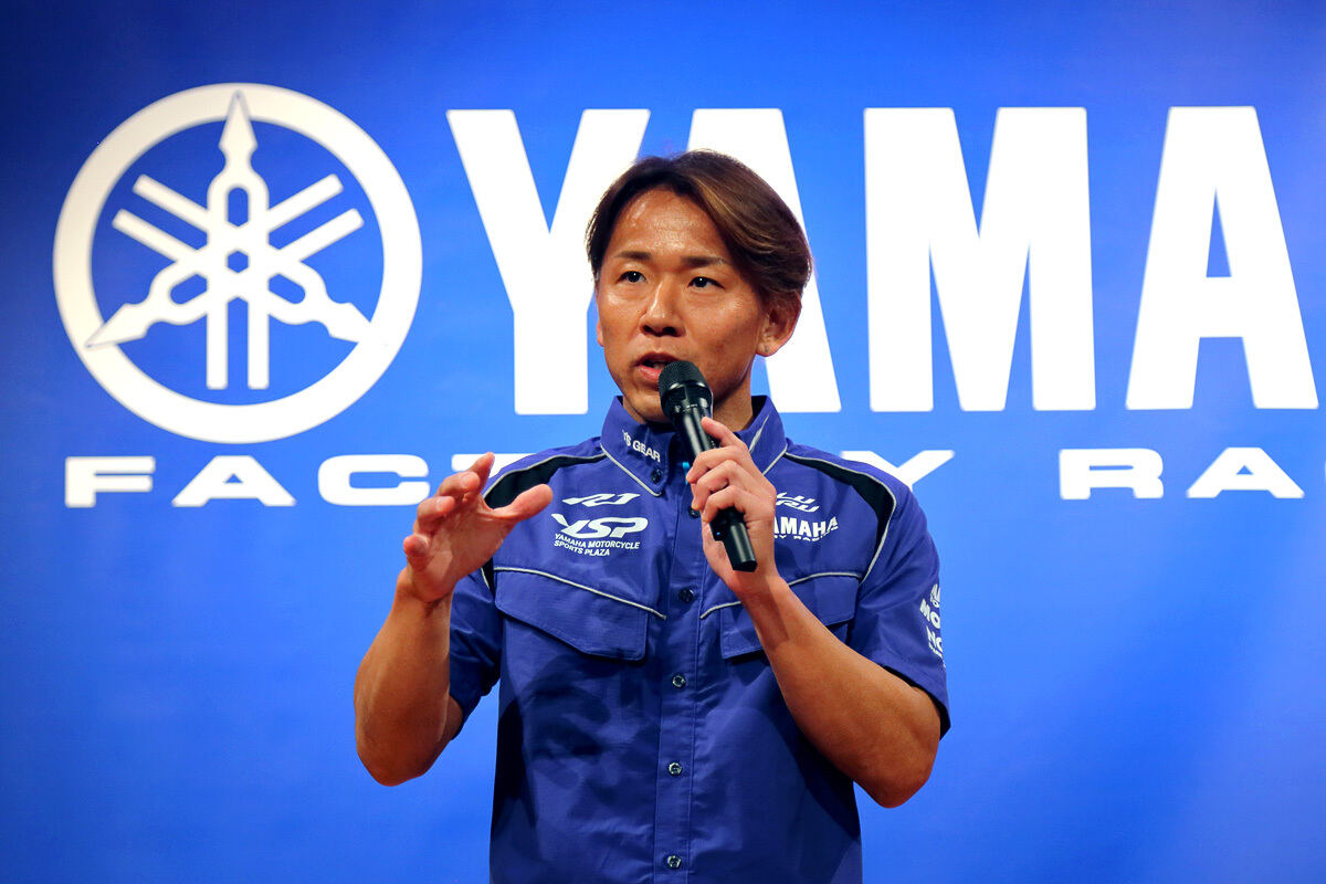 「ヤマハ モータースポーツ メディア プレスカンファレンス」の様子