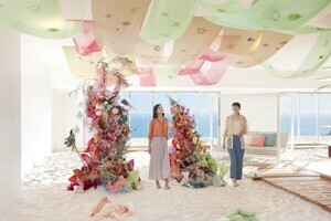 リゾナーレ熱海、海の中でのお花見気分が楽しめるイベント開催 - 海藻で店内を装飾!