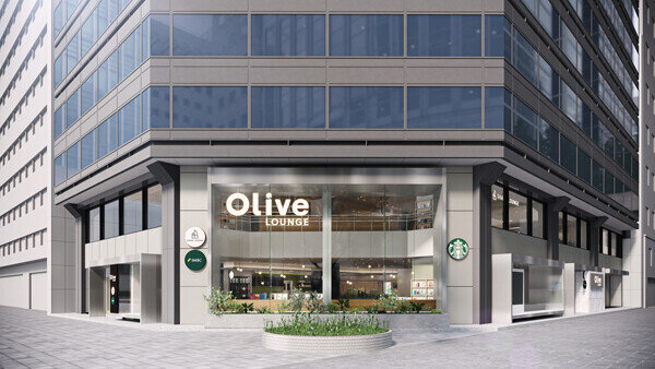 三井住友銀行「Olive LOUNGE」が大阪・船場に新店舗! スタバ、シェアラウンジを併設、地元アーティストとの限定コラボも