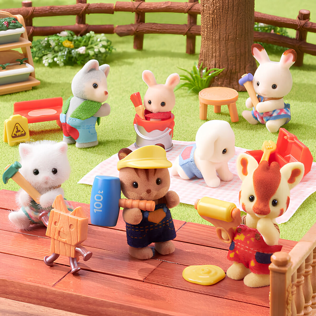シルバニアファミリー「赤ちゃん工作だいすきシリーズ」