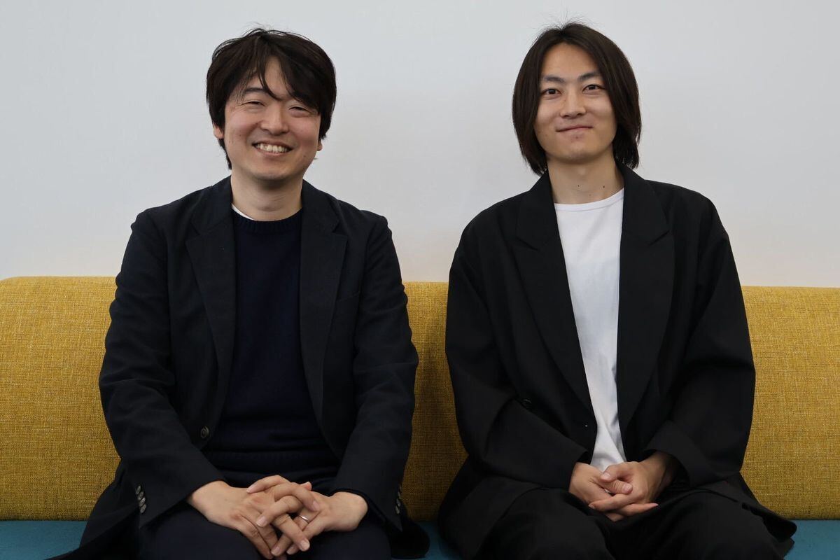 左からdentsu Japan グロース・オフィサー エクゼクティブ・クリエイティブディレクター 主席AIマスター 並河進氏、電通 ＣＸＣＣ エクスペリエンスニュートラルデザイン１部 コピーライター 飯田羊氏