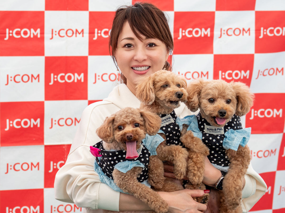 囲み取材に対応する美奈代さん