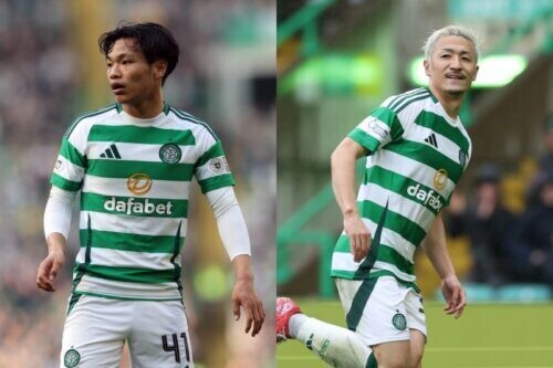 旗手怜央と前田大然 [写真]=Getty Images