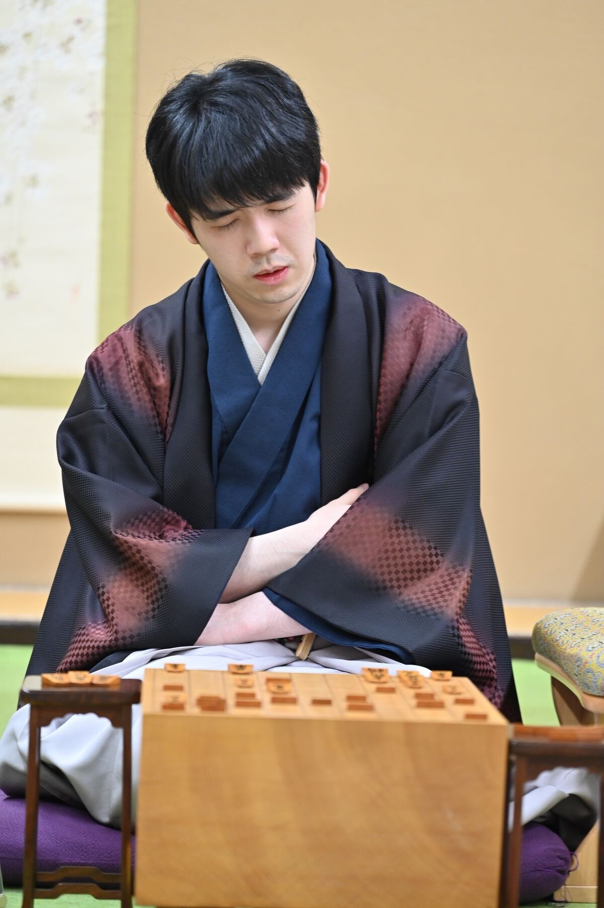 勝った藤井名人は「持ち時間９時間の将棋で終盤まで目いっぱい考えることができてよかった」と手ごたえを口にした(提供：日本将棋連盟)