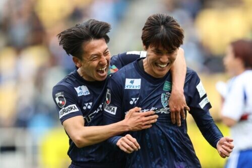 7戦無敗で首位に立った福岡 [写真]＝J.LEAGUE via Getty Images