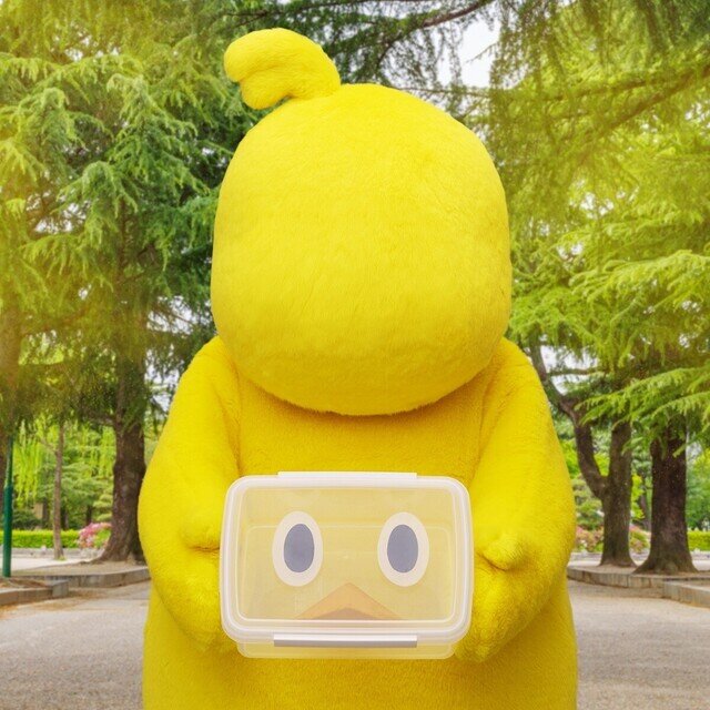 【怖ッ】ひよこちゃんの無敵の花粉対策に「最強だけど…のっぺらぼうやんけ…」「そうはならんやろw」とツッコミの嵐