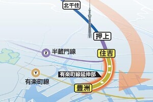 東京メトロ有楽町線延伸、開業後は半蔵門線＆東武線と相互直通運転