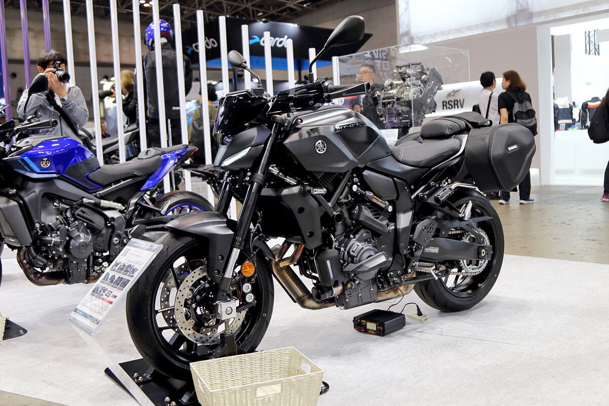 「東京モーターサイクルショー2025」のヤマハ発動機ブース