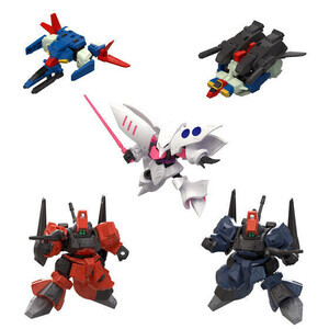 食玩ガンダムシリーズ『MOBILITY JOINT GUNDAM』、VOL.10は「ZZガンダム」「キュベレイ」など全8種