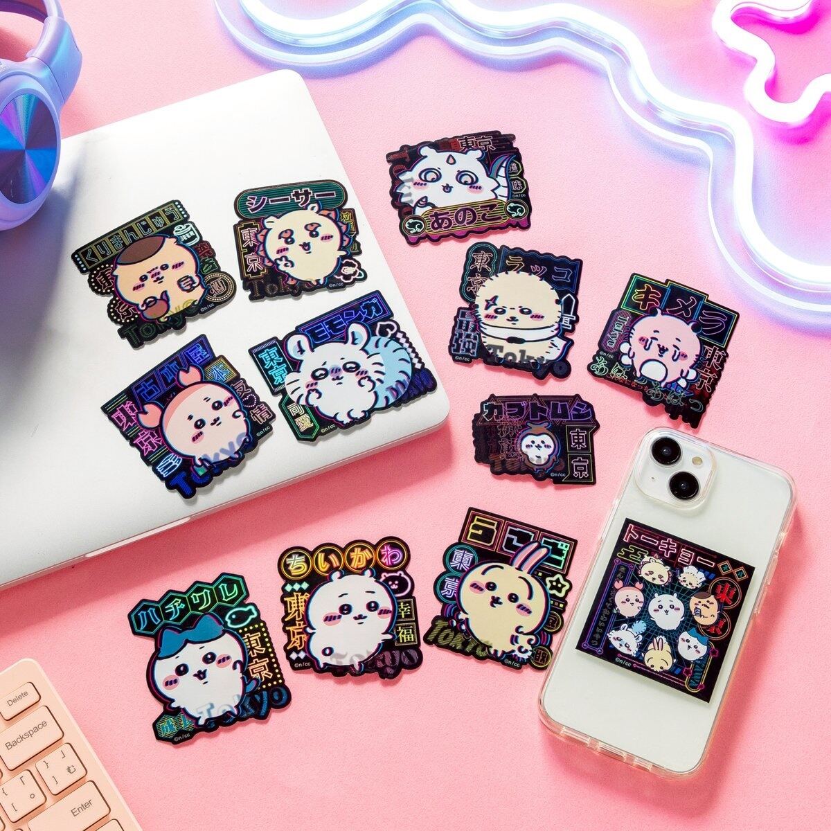 『トーキョーちいかわ スマホに貼れるサイズのステッカー』