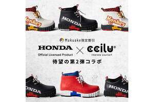 名車Monkeyのシューズも！cciluとHondaのコラボシューズ第2弾