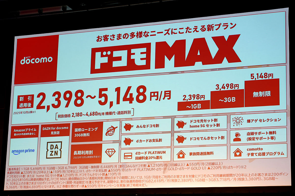 「ドコモ MAX」の概要