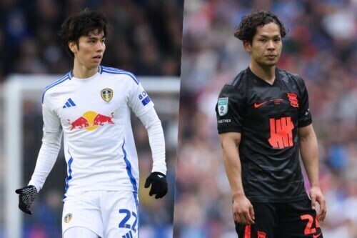 加入初年度から存在感を放った（左）田中碧と（右）岩田智輝 [写真]=Getty Images