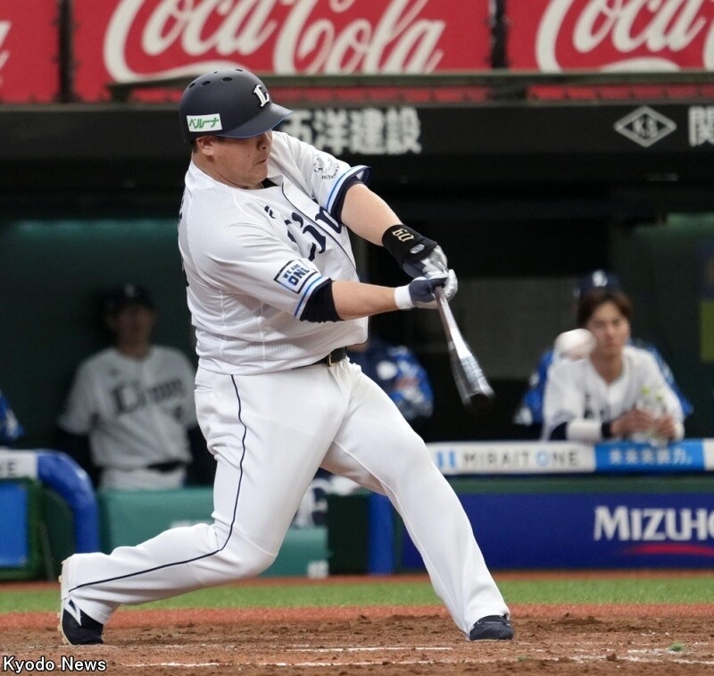中村剛也 (C)Kyodo News