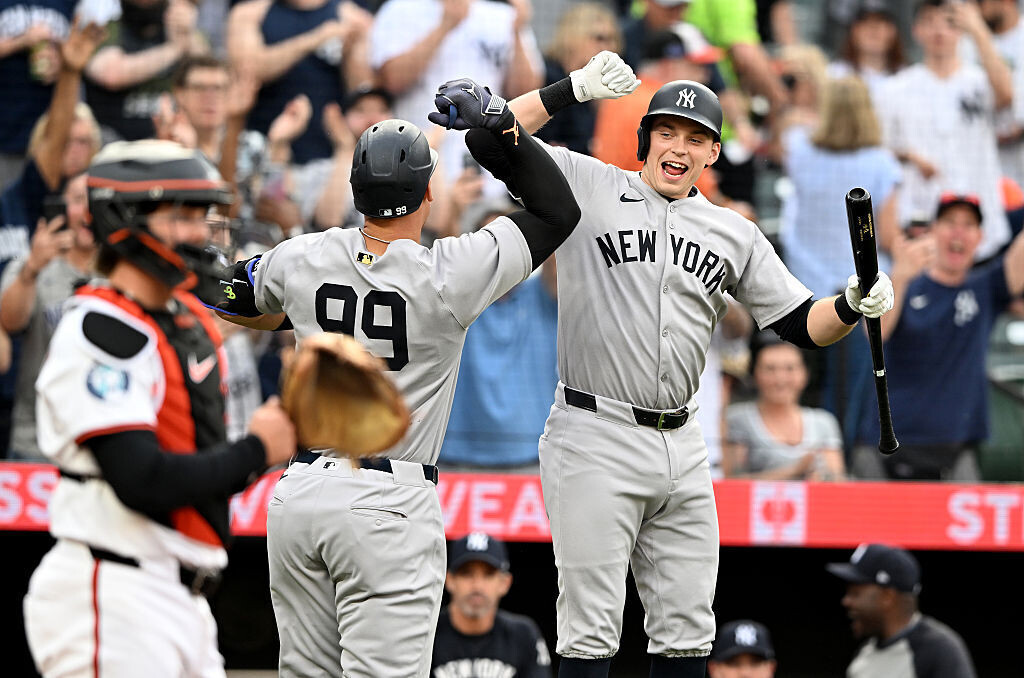 大勝を収めたニューヨーク・ヤンキース（写真＝GettyImages）