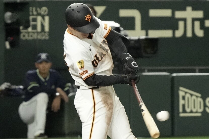 巨人・若林楽人(C)Kyodo News