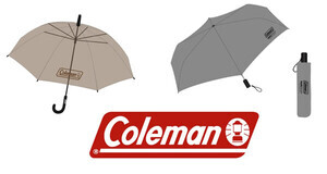 ローソン、コールマンと初コラボ! 晴雨兼用折りたたみなど発売