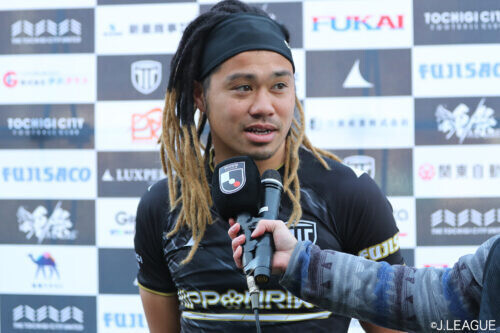 栃木C FW田中パウロ淳一 [写真]＝J.LEAGUE