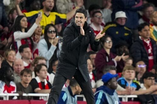 アルテタ監督がPSG戦に向けて意欲を述べた [写真]=Getty Images