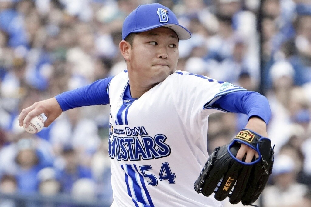 DeNA・石田(C)Kyodo News