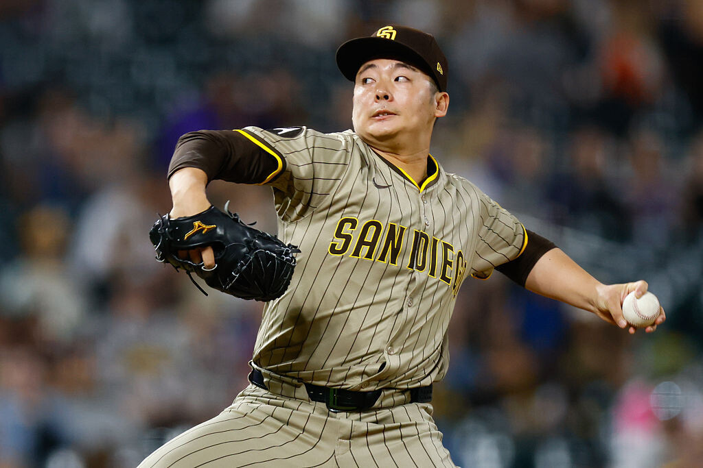 1回無失点に抑えたパドレス・松井裕樹（写真＝GettyImages）