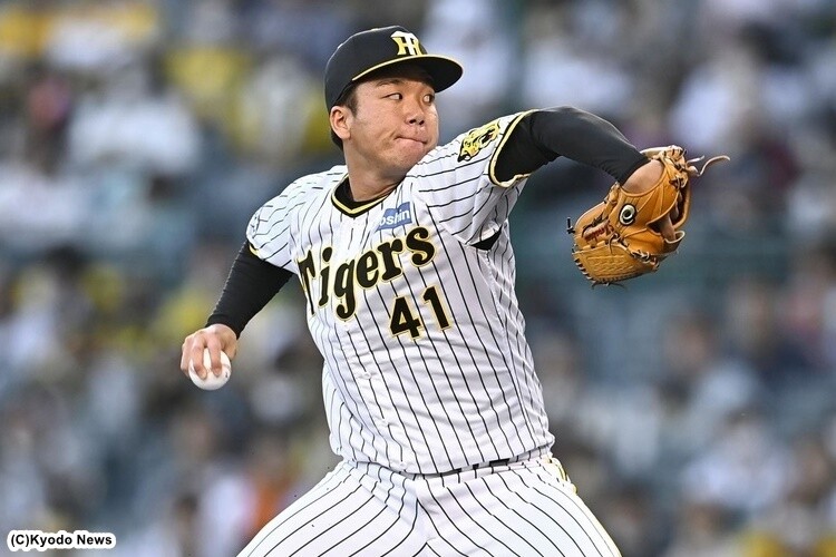 阪神・村上頌樹 (C)Kyodo News