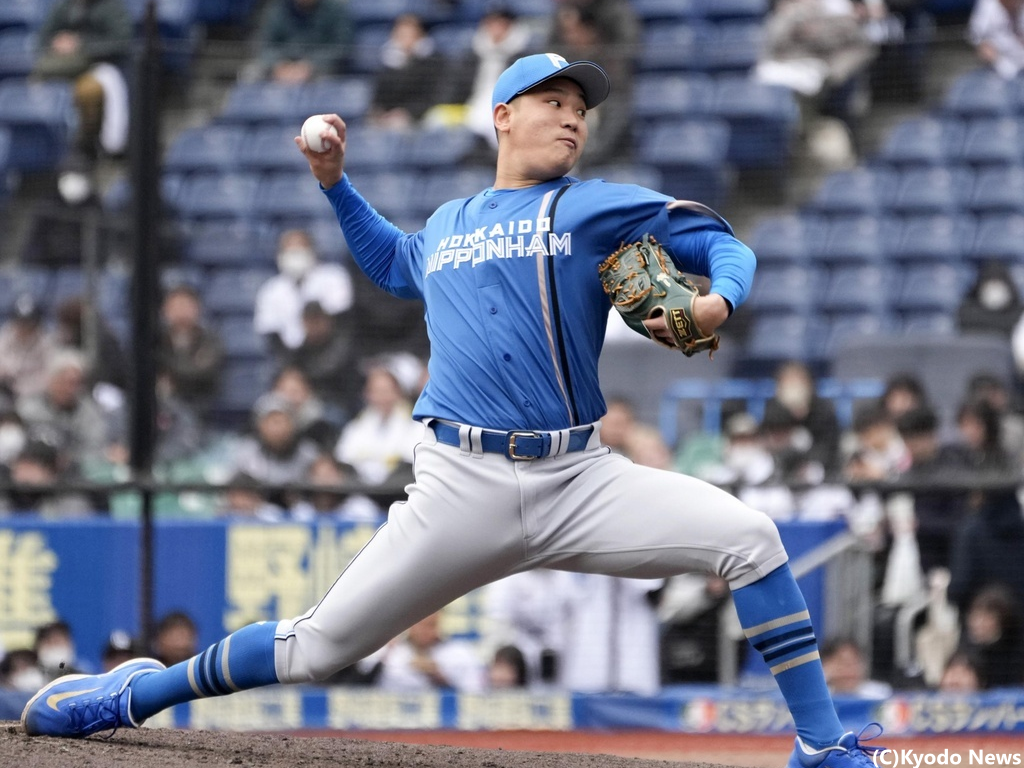 日本ハム・古林睿煬 (C)Kyodo News