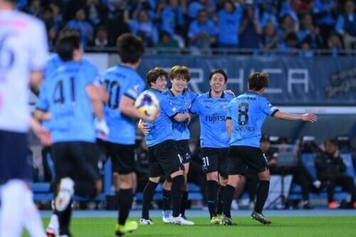 川崎Fが久しぶりのリーグ戦勝利を手にした    [写真]=J.LEAGUE via Getty Images